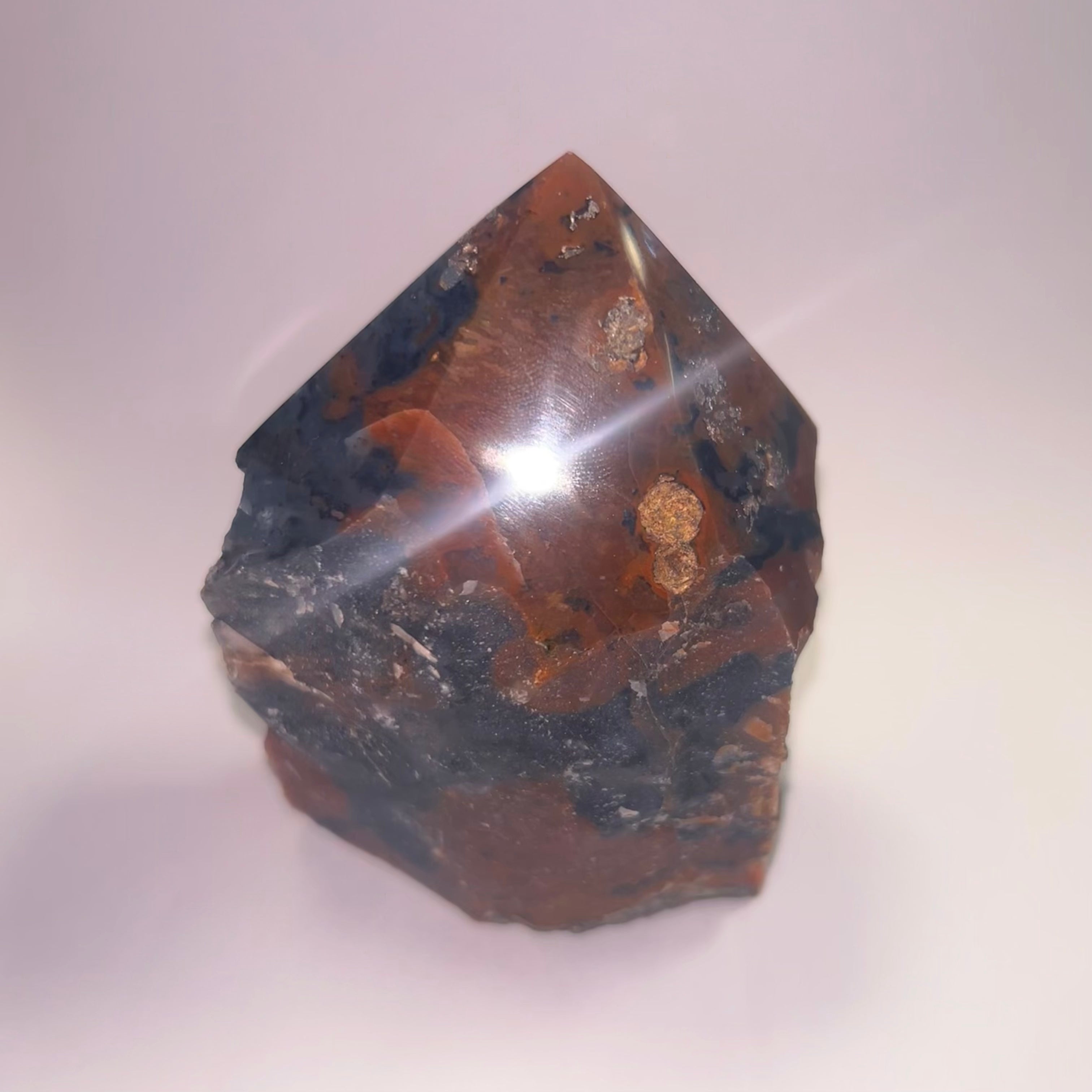 Blue Jasper Polished Top Point