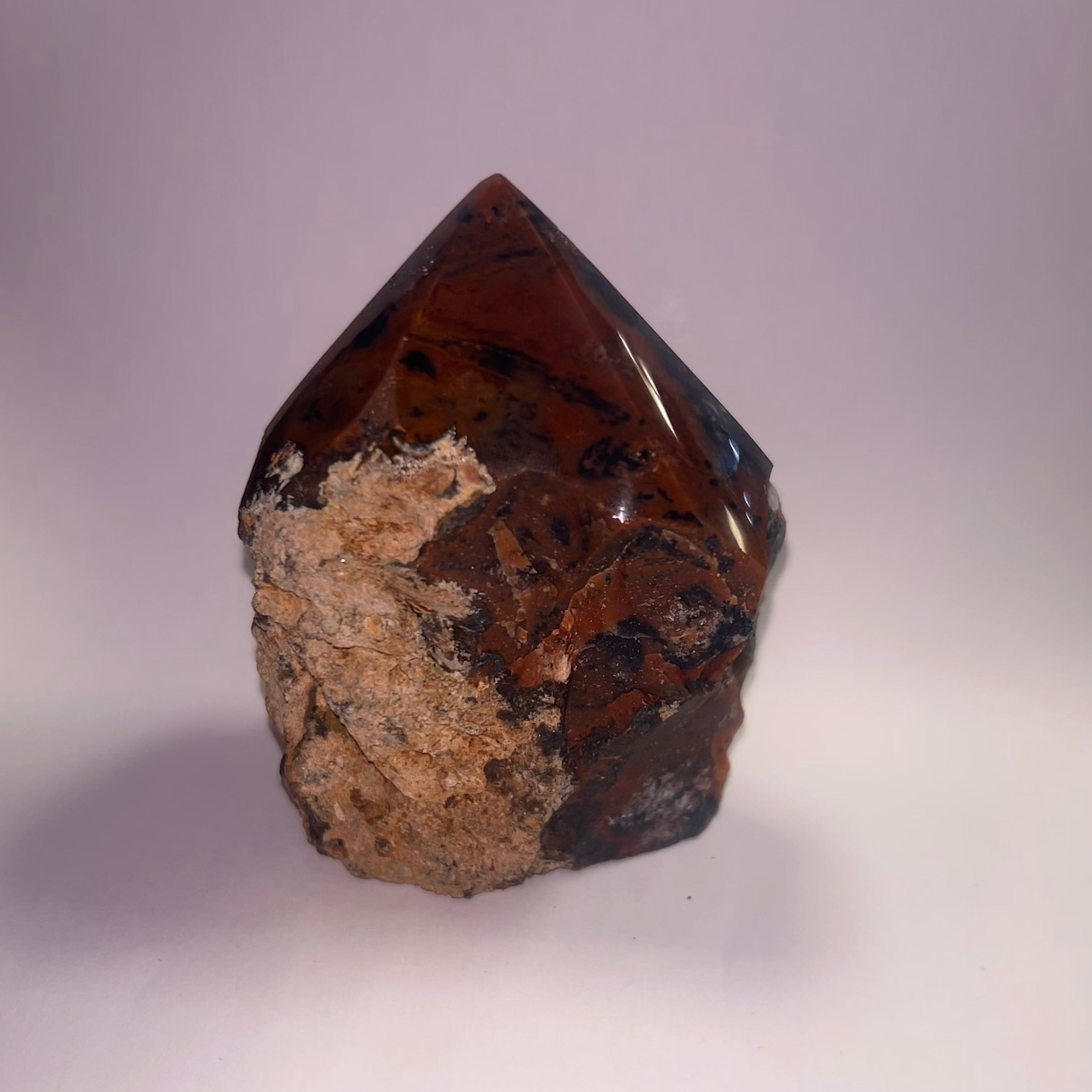 Blue Jasper Polished Top Point