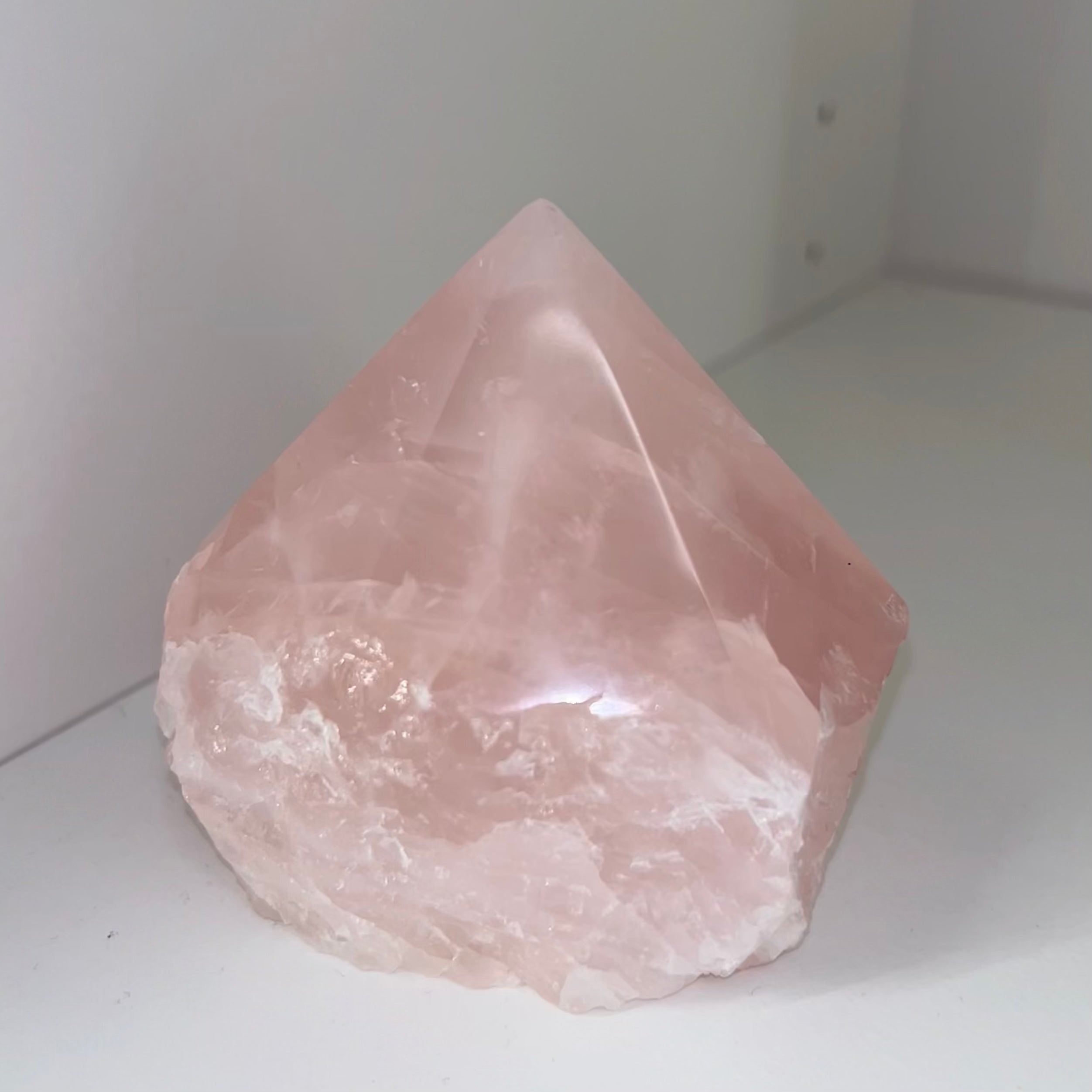 Rose Quartz Polished Top Point