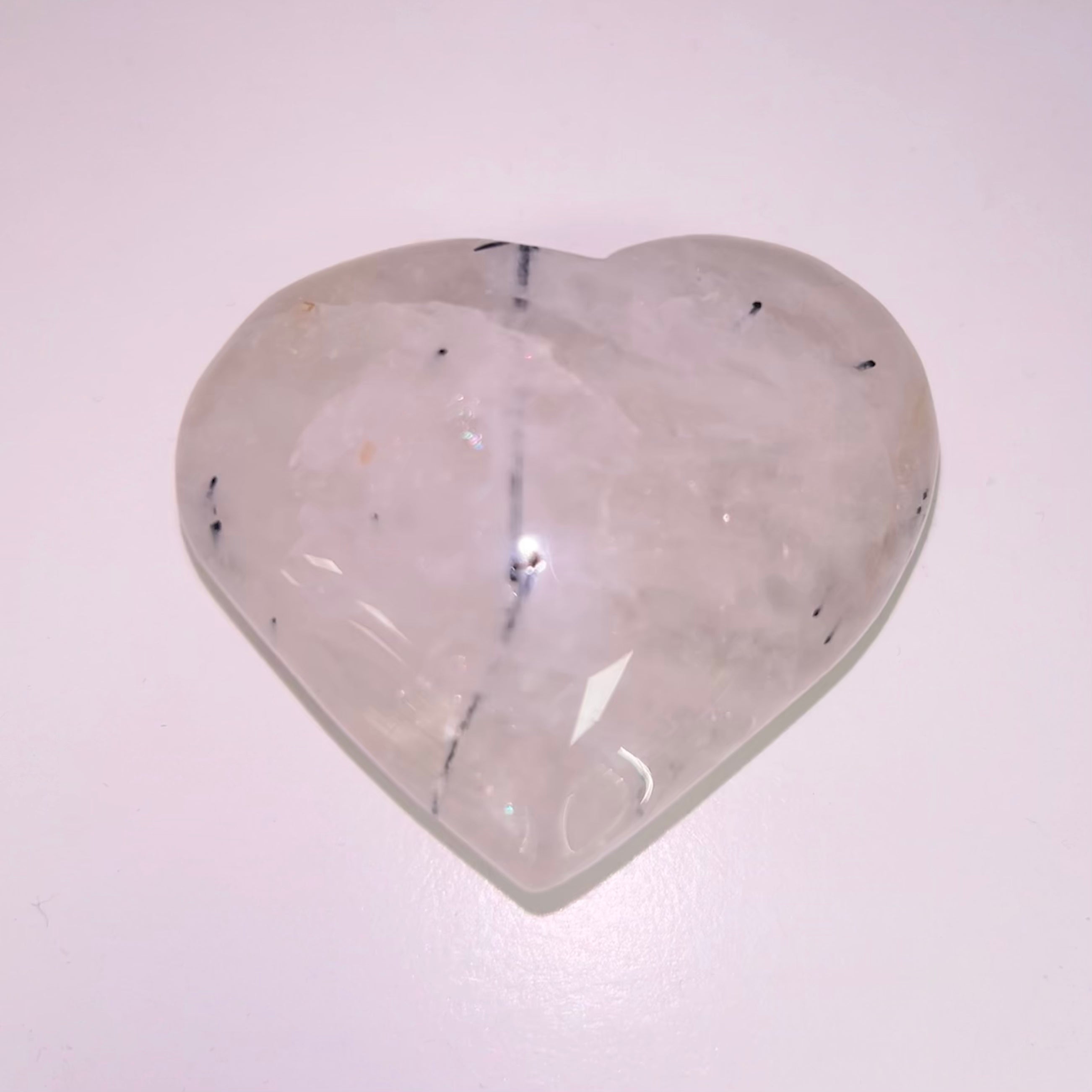 Tourmalinated Quartz Heart