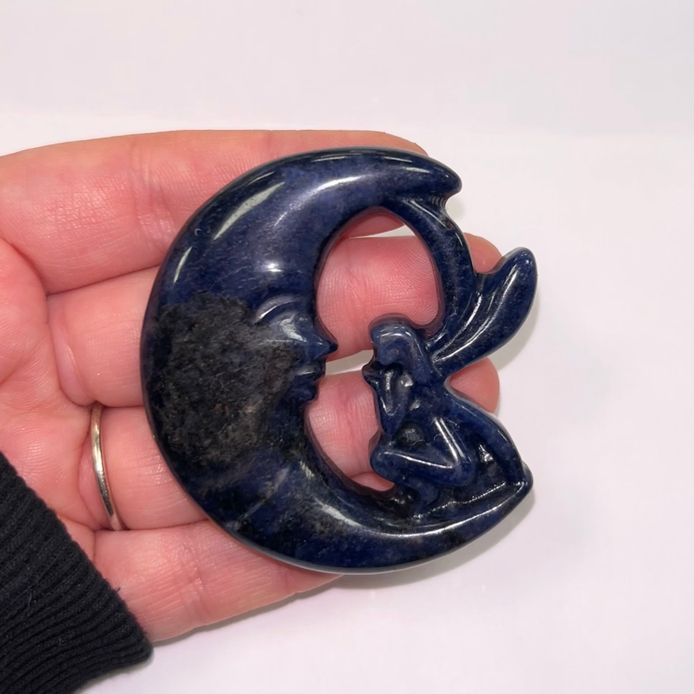 Sodalite Fairy on Moon