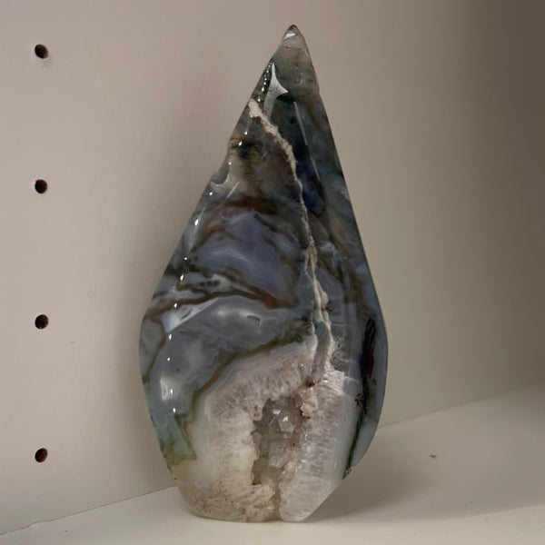 Moss Agate Teardrop