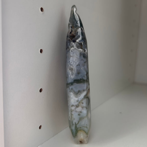 Moss Agate Teardrop