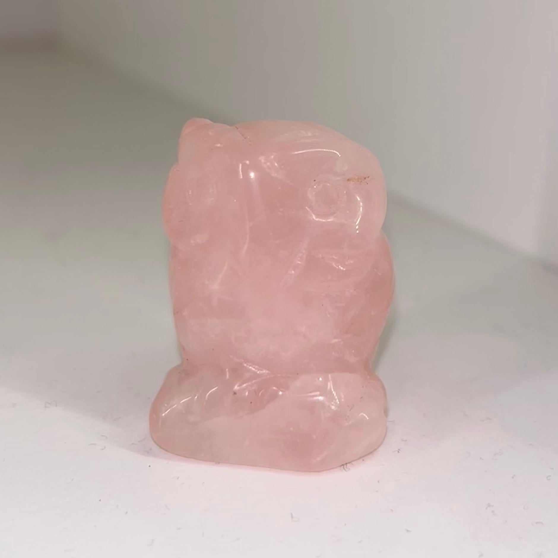 Rose Quartz Owl