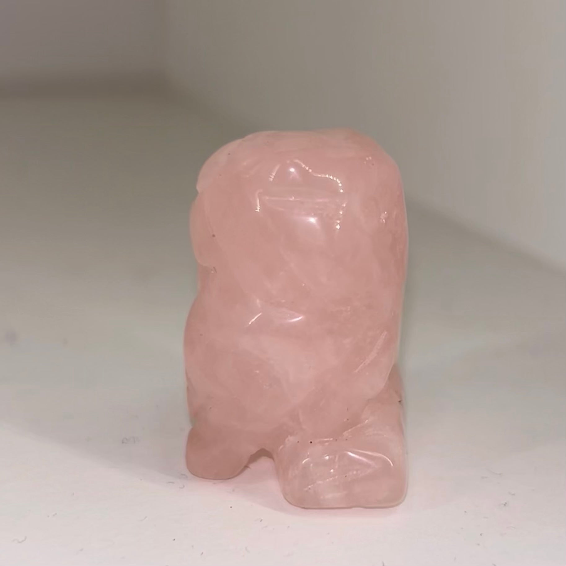 Rose Quartz Owl
