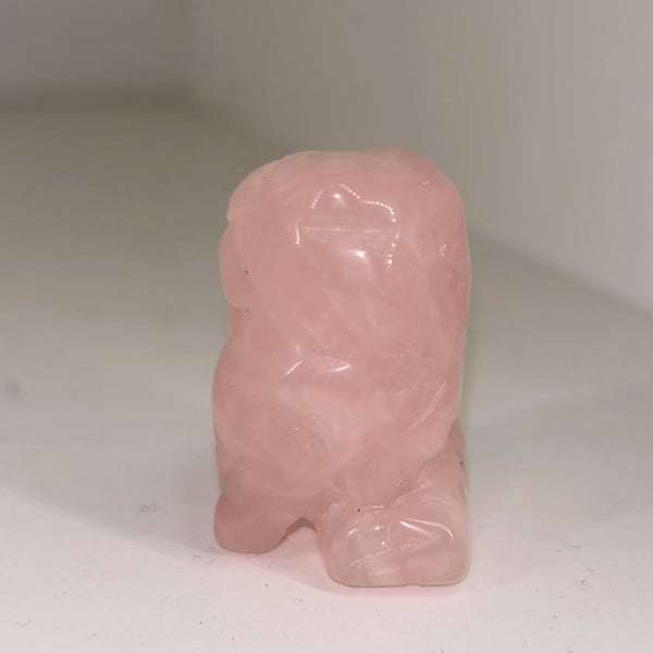 Rose Quartz Owl
