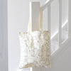 White Cat Print Tote Bag
