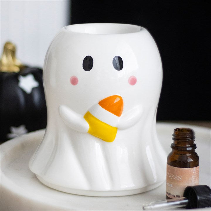 Candy Corn Ghost Oil Burner And Wax Warmer