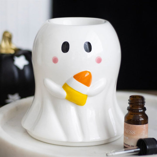 Candy Corn Ghost Oil Burner And Wax Warmer