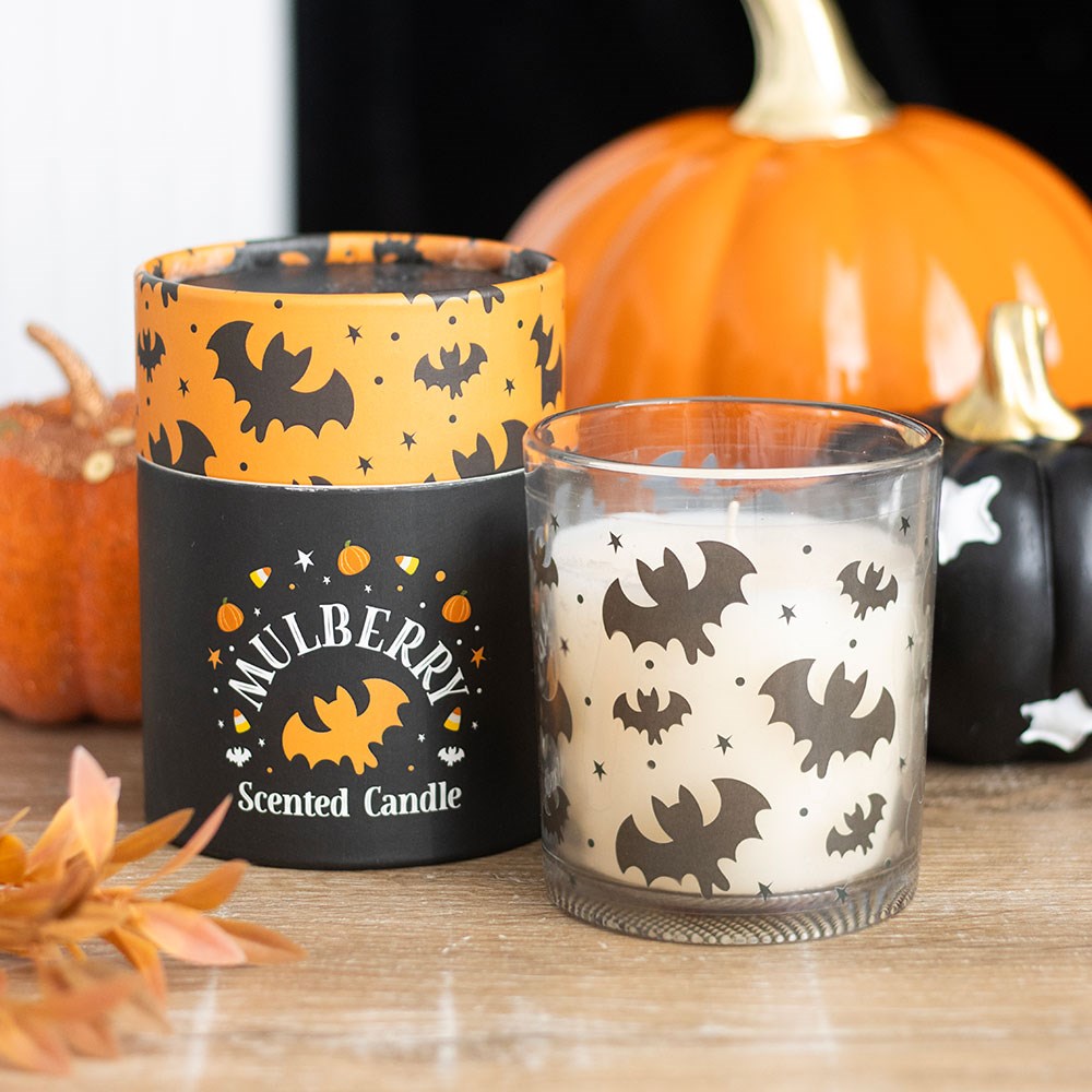 Bat Cat Mulberry Candle