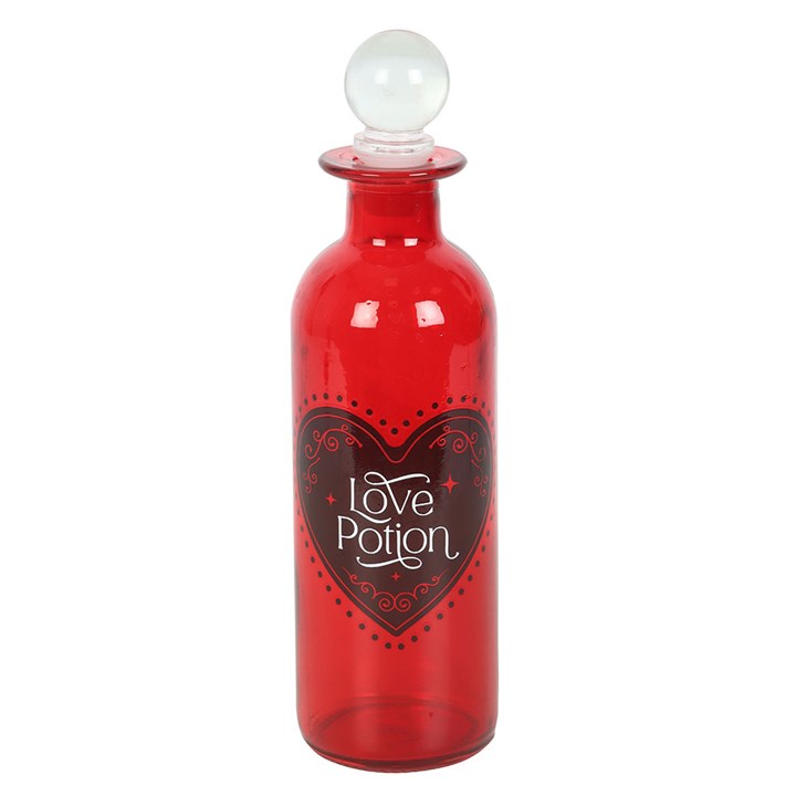 Glass Love Potion Bottle
