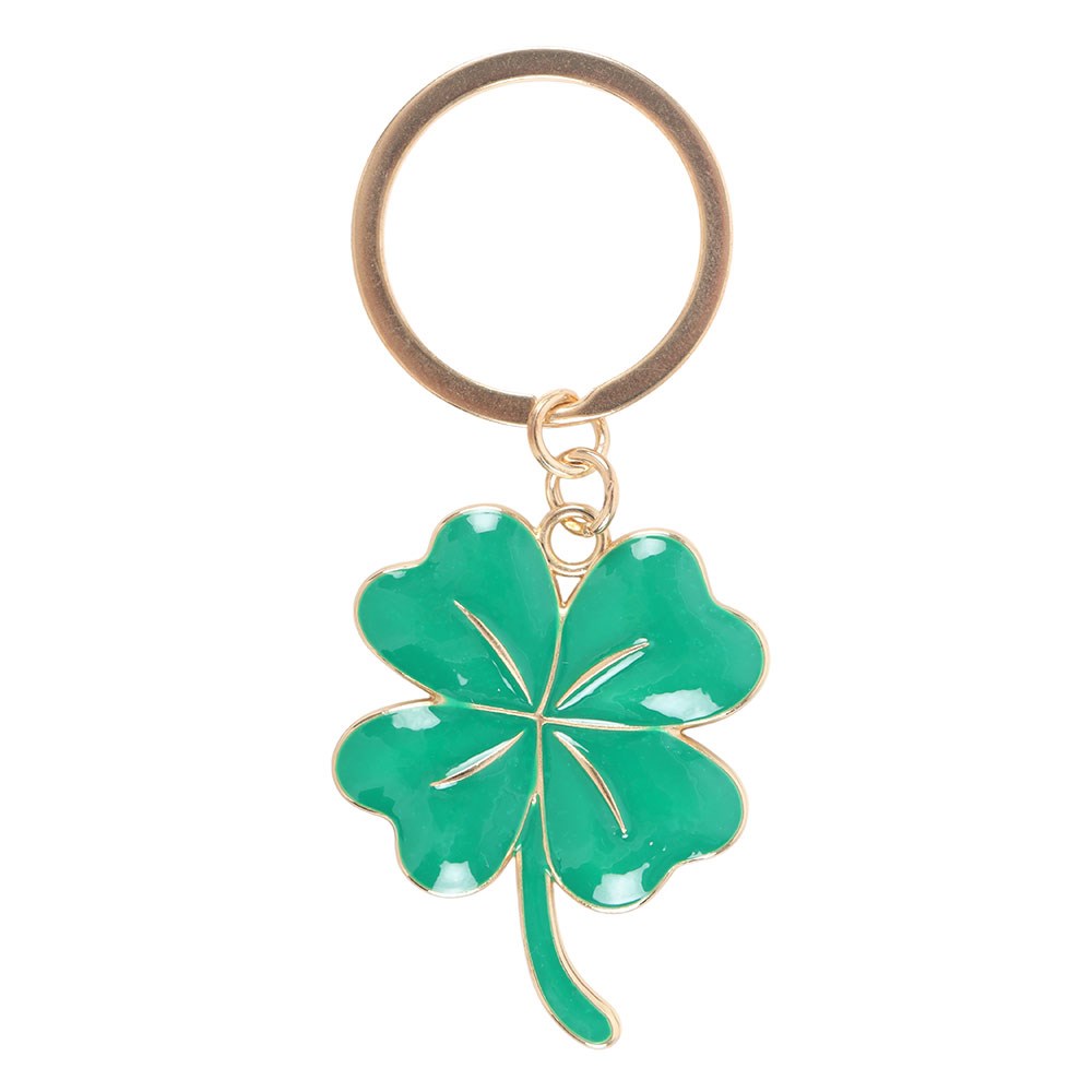 Lucky Four Leaf Clover Keyring