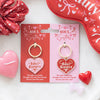 Pair Of Soul Sisters Love Heart Keyring