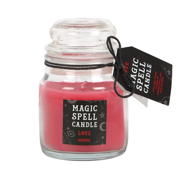 Rose Love Spell Candle Jar