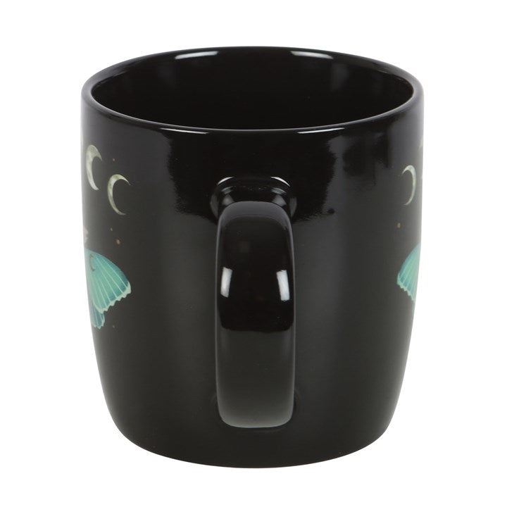 Forest Moth Ceramic Mug
