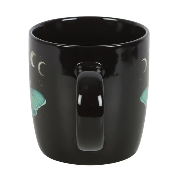 Forest Moth Ceramic Mug
