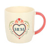 Mum Folk Heart Mug