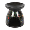 Black Midnight Bloom Print Oil Burner