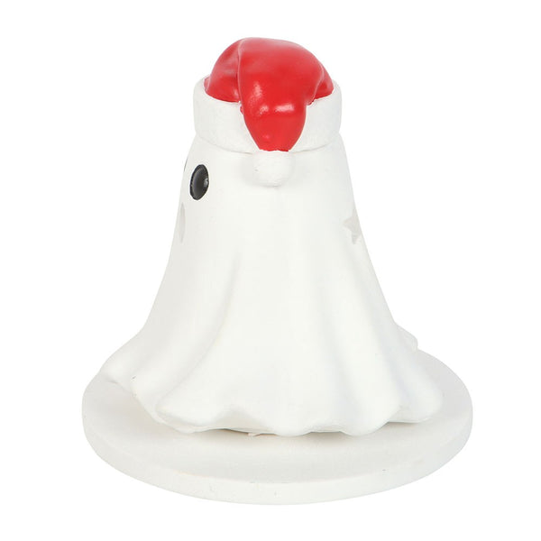 Ghost With Santa Hat Cone Holder