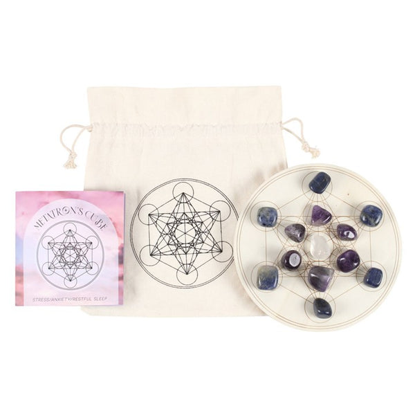 Metatrons Cube Crystal Grid Set