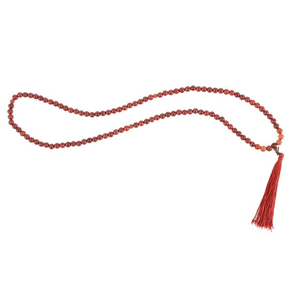 Grounding Rosewood & Red Jasper Mallah