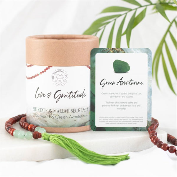 Love & Gratitude Green Aventurine Mallah
