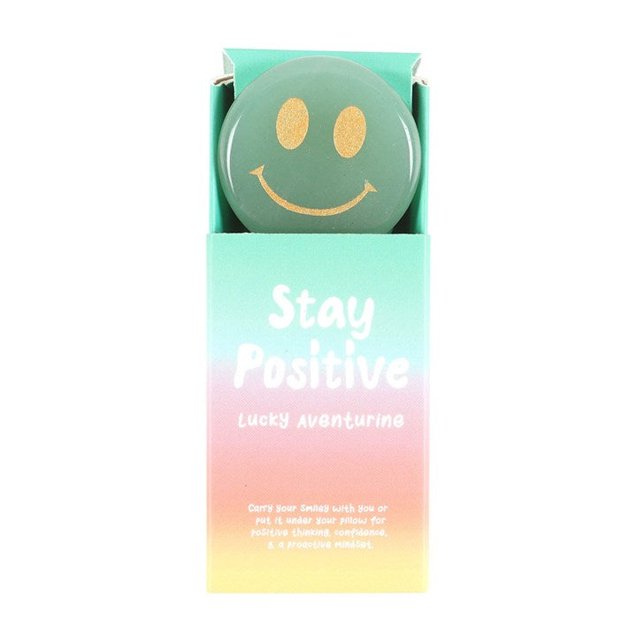Stay Positive Aventurine Happy Face Crys