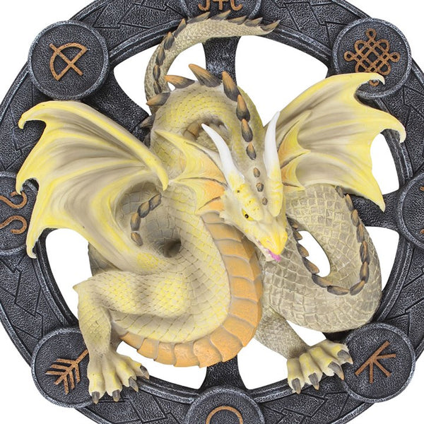 Mabon Dragon Resin Wall Plaque