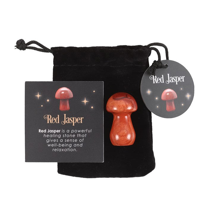 Magical Red Jasper Mushroom