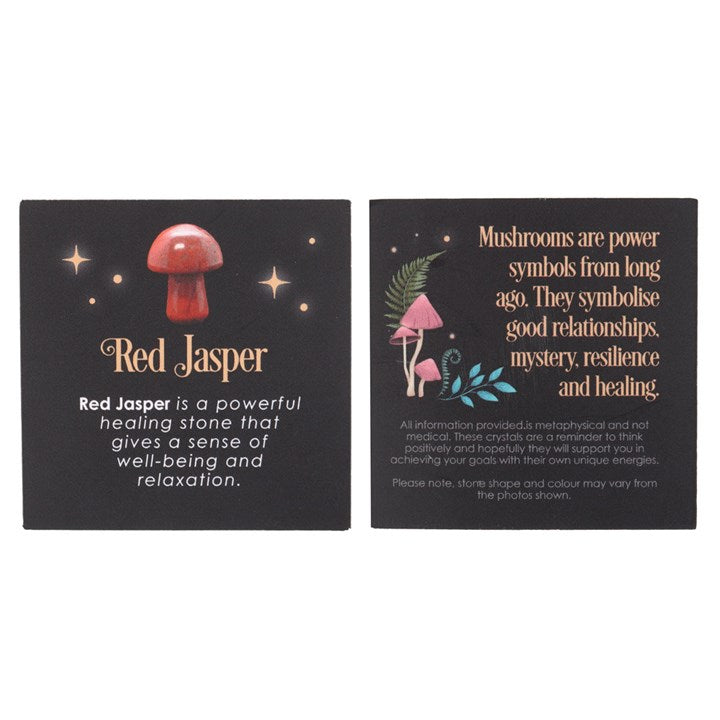 Magical Red Jasper Mushroom