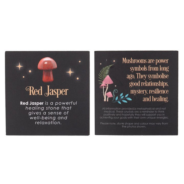 Magical Red Jasper Mushroom
