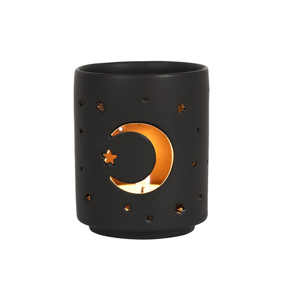 Mystical Moon Cutout Tealight Holder