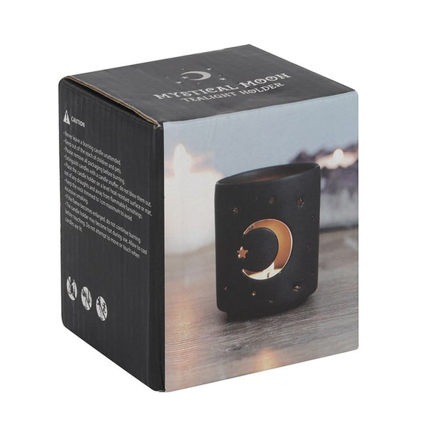 Mystical Moon Cutout Tealight Holder