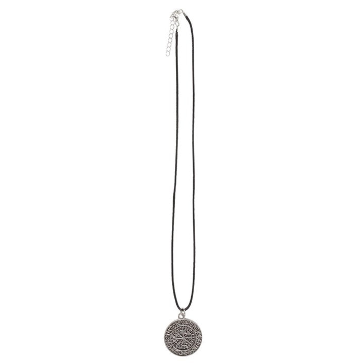 Vegvisir Viking Compass Cord Necklace