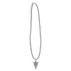Arrowhead of Strength Viking Cord Necklace