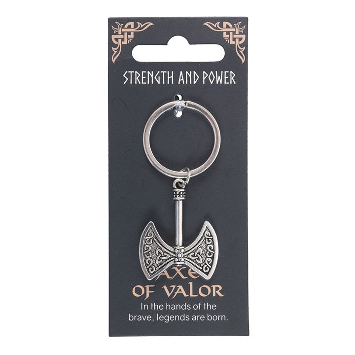 Strength & Power Axe of Valor Keyring
