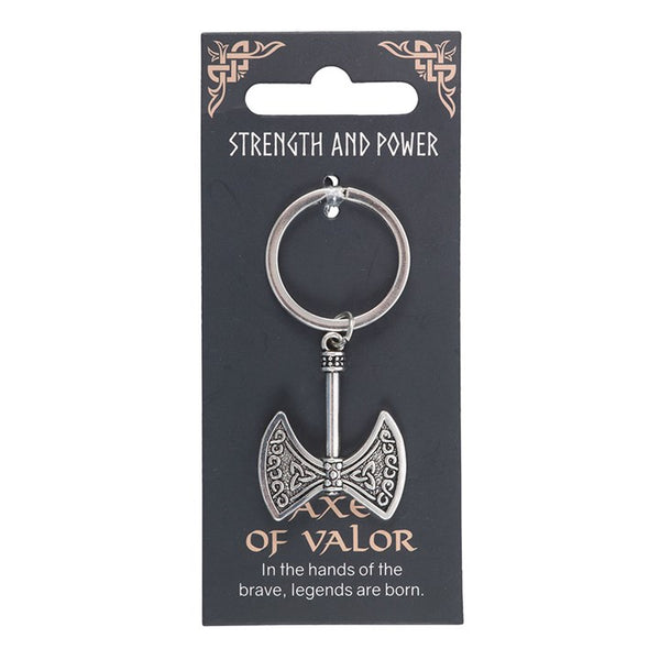 Strength & Power Axe of Valor Keyring
