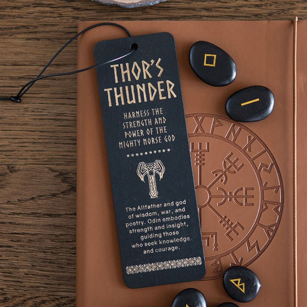 Thors Thunder Wooden Bookmark
