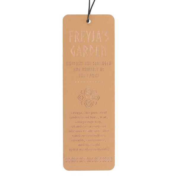 Freyjas Garden Wooden Bookmark