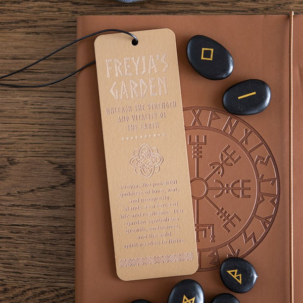 Freyjas Garden Wooden Bookmark