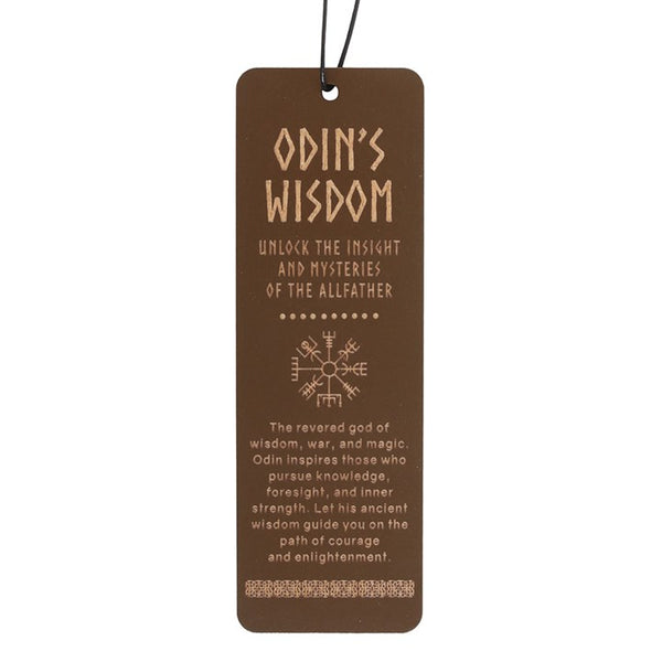 Odins Wisdom Wooden Bookmark