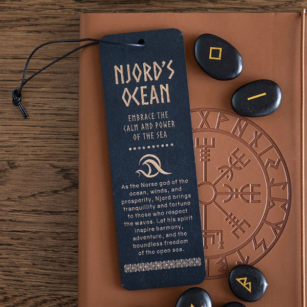 Njords Ocean Wooden Bookmark