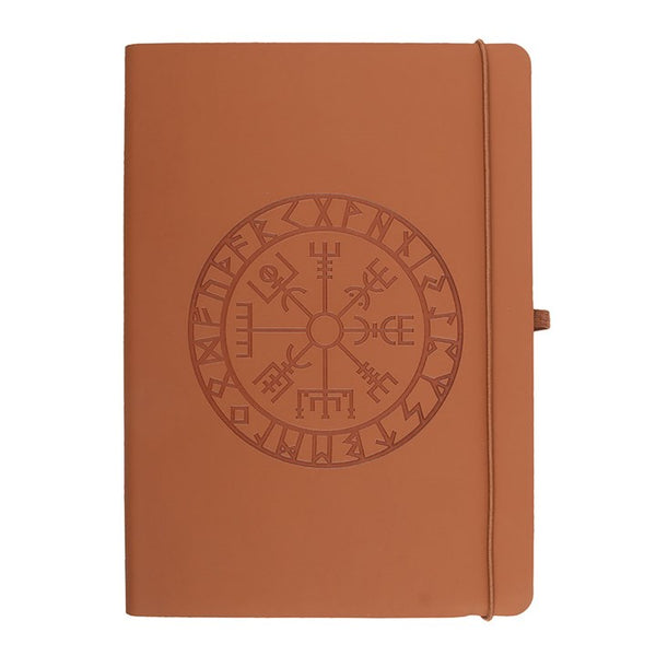 Viking Compass A5 Faux Leather Journal With Pen