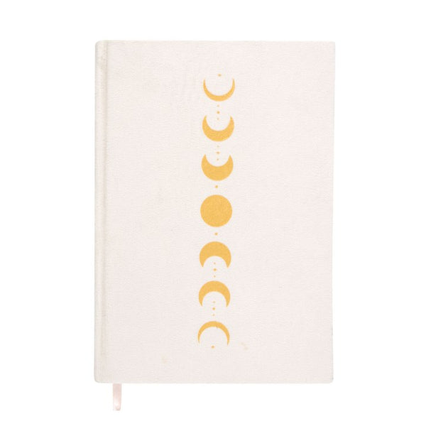 Moon Phase Velvet Journal