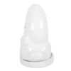 White Pastel Skies Moon Incense Cone Holder