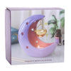 Purple Pastel Crescent Moon Hanging Ceramic Oil Bu