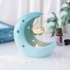 Blue Pastel Crescent Moon Hanging Ceramic Oil Burn