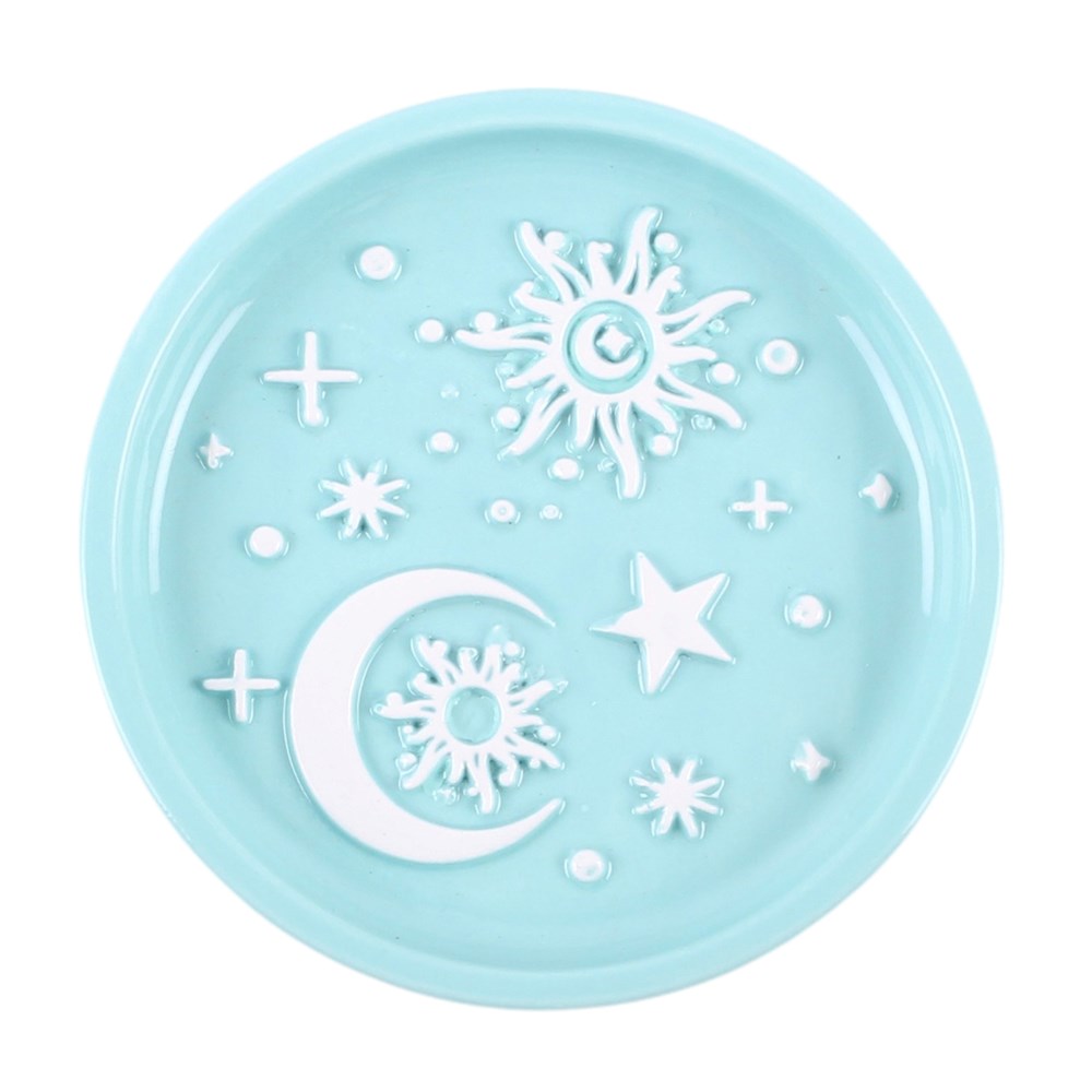 Blue Moon & Sun Trinket Dish