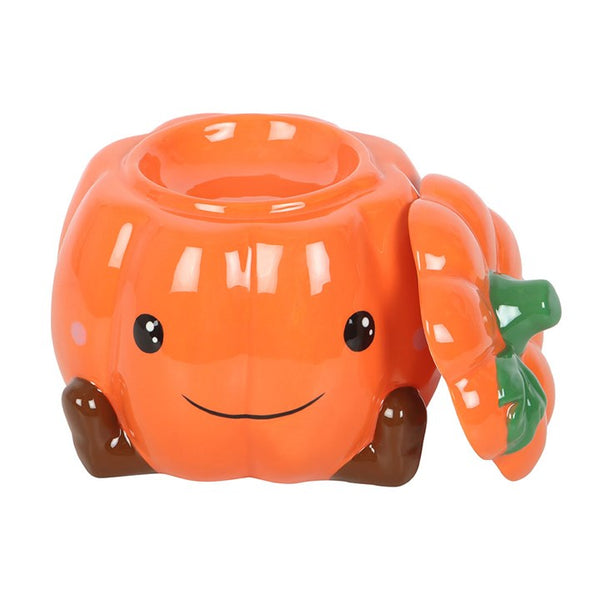 Smiling Pumpkin Oil Burner and Wax Warmer