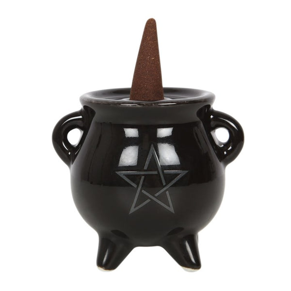 Pentagram Cauldron Incense Holder